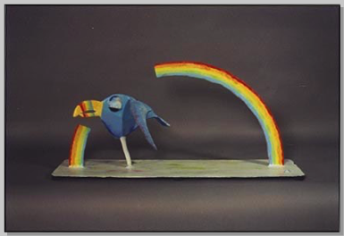 Rainbow Bird - 17" L